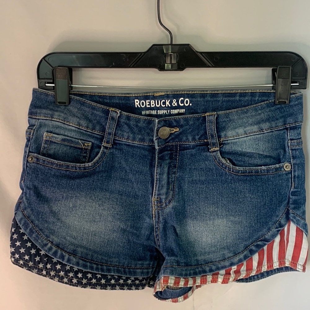 Girls Blue Jean Shorts